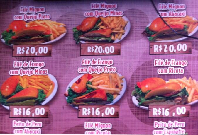 Marquês Gourmet cardápio