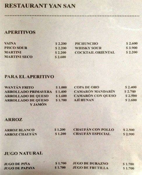 Carta de Yan San