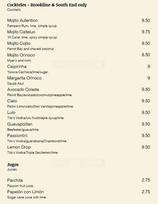 Carta de Orinoco