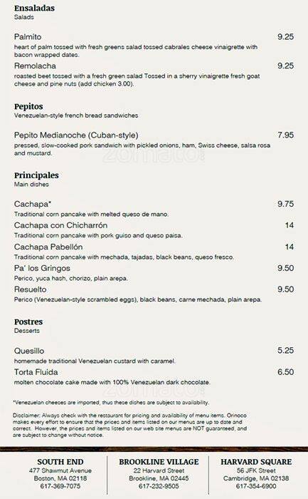 Carta de Orinoco