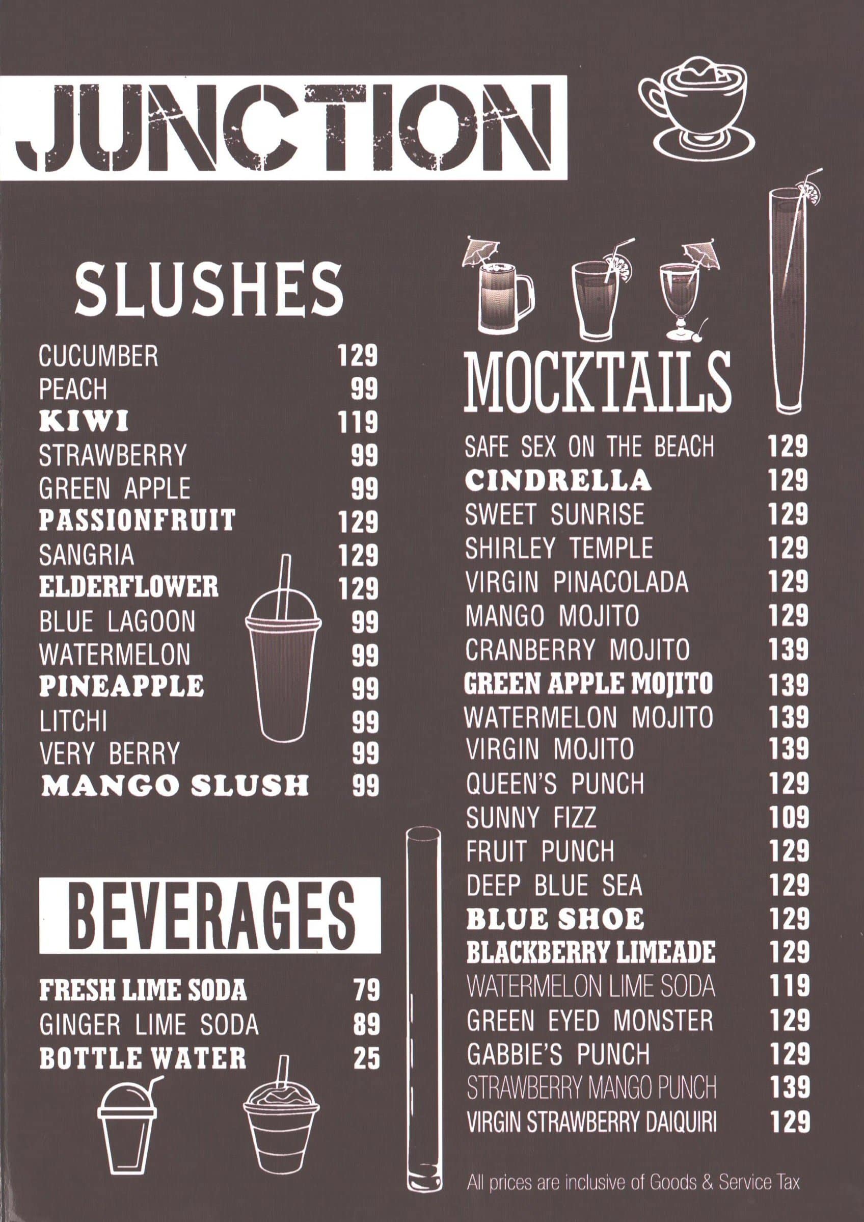 Menu at Cafe Junction, Thane, Ground Floor