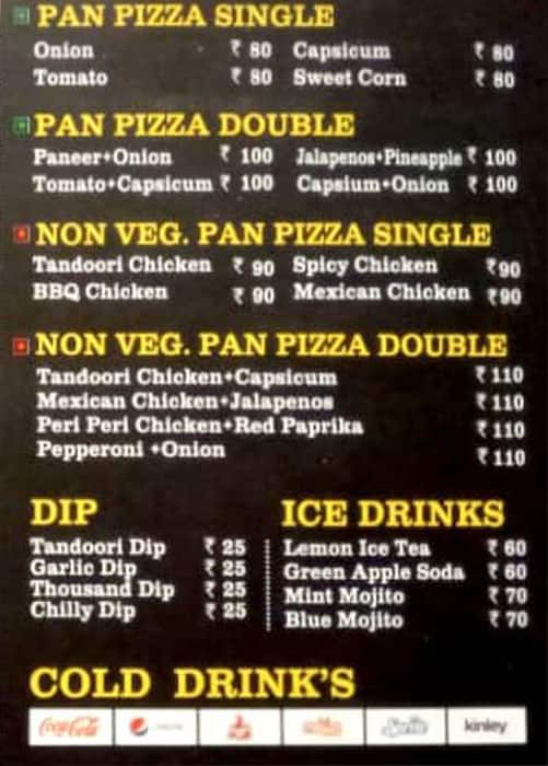 Crown pizza deals menu