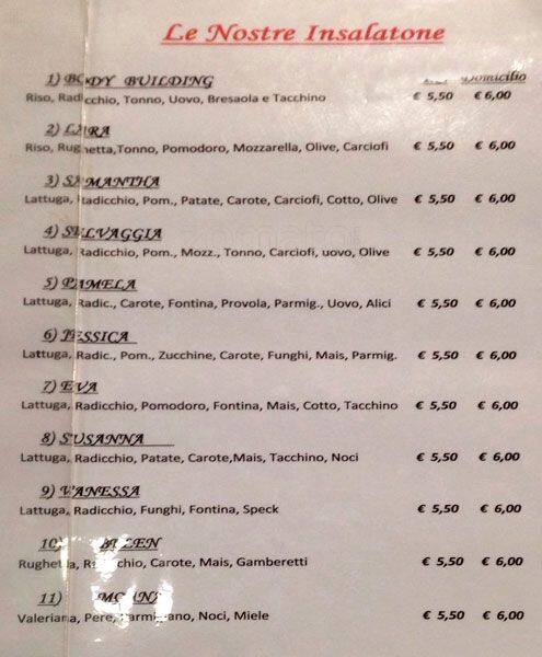 Menu di Golden Bar 