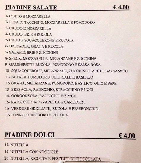 Menu di Golden Bar 