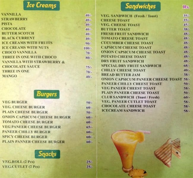 Juice World Menu, Menu untuk Juice World, Saidapet ...