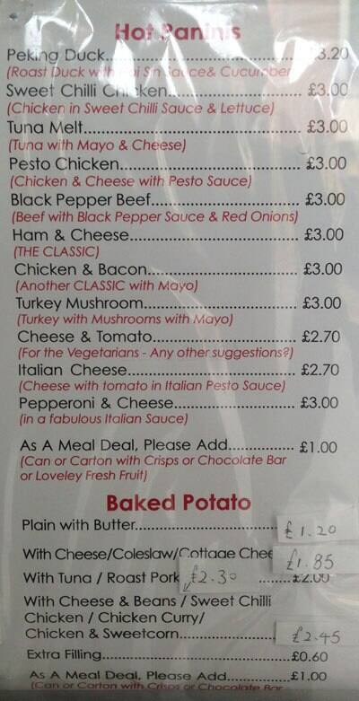 Office Hour menu