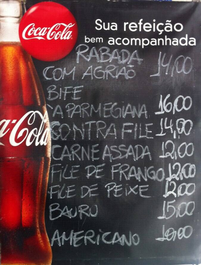 Tropical Sucos cardápio