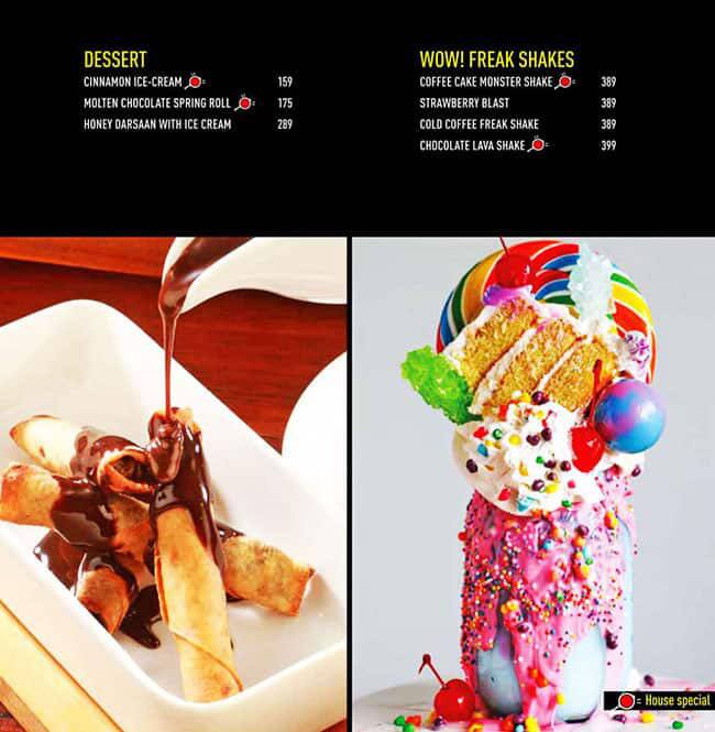 Wow! Momo menu