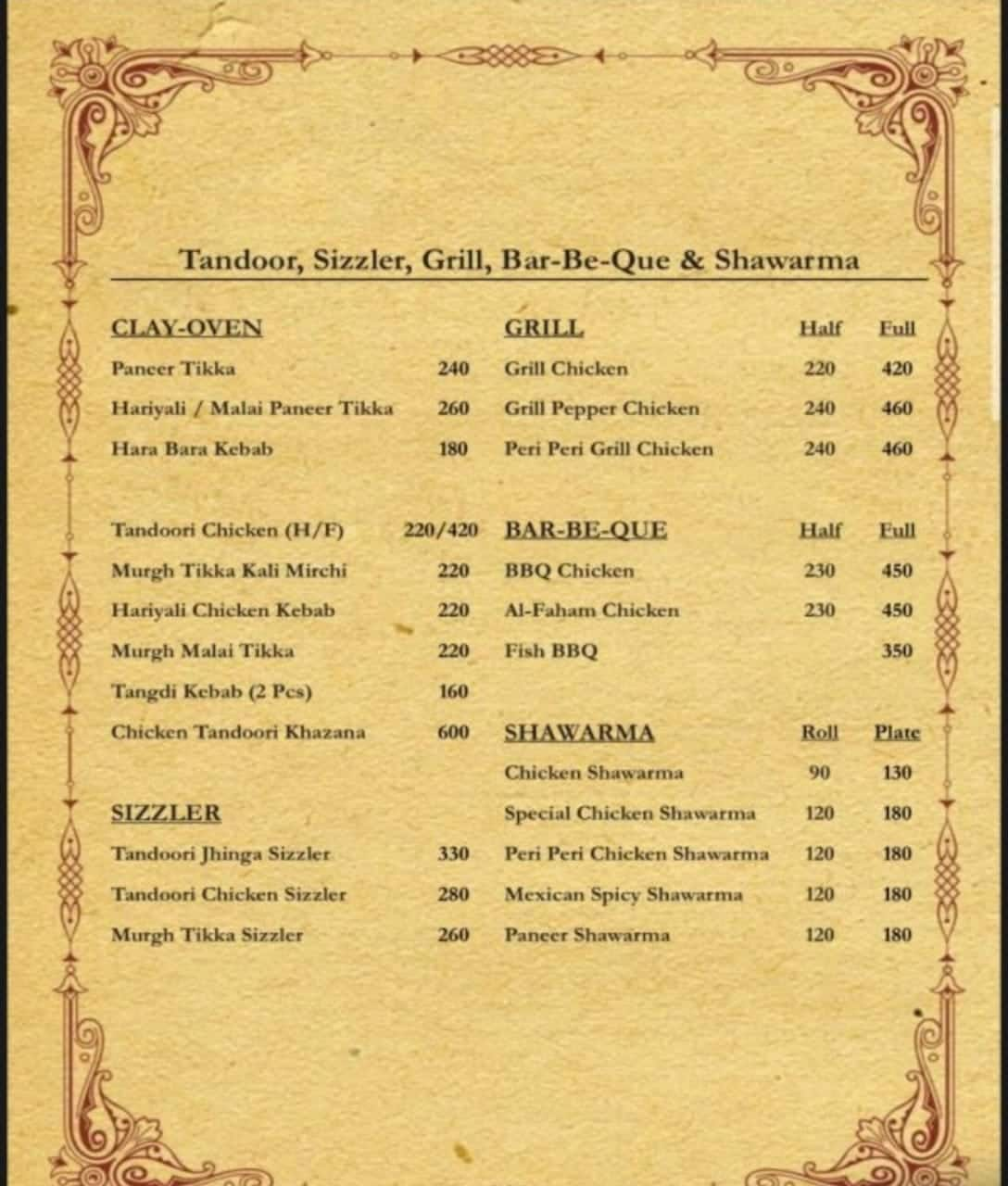 Menu At Ctk Restaurants And Bakes, Coimbatore