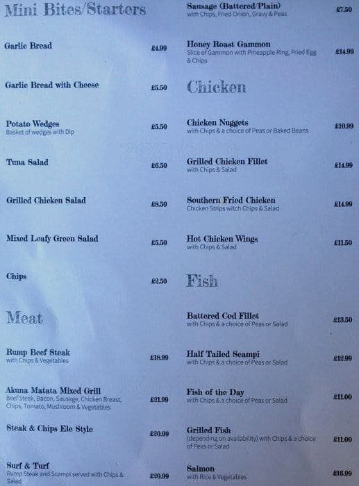 Enough To Feed An Elephant Menu Zomato UK