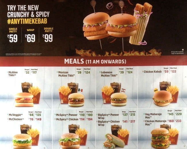 McDonald's Menu, Menu for McDonald's, Panjagutta, Hyderabad - Zomato