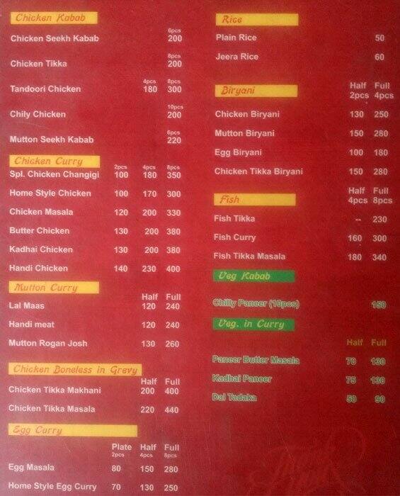 Curry & Kabab Menu, Menu for Curry & Kabab, Sodala, Jaipur Zomato