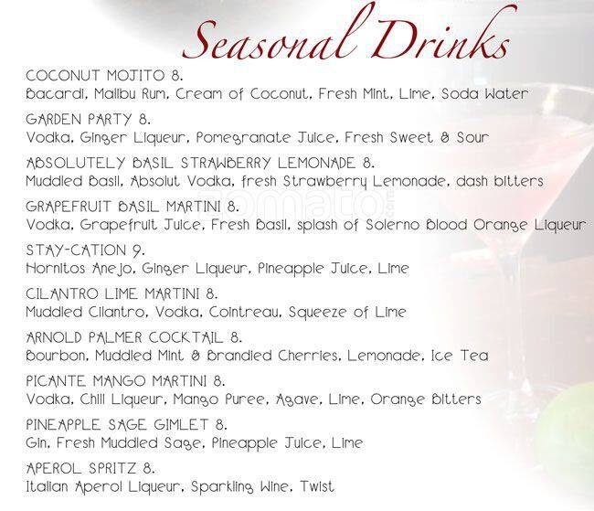 Chanterelle Menu at Carolyn Haines blog