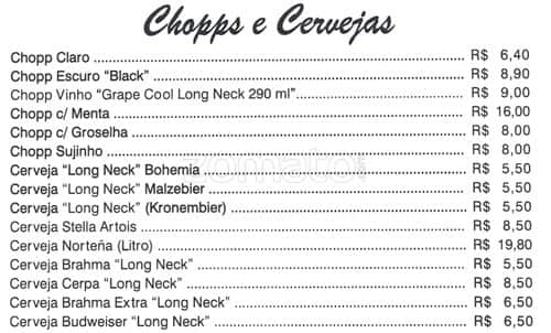 Magic Chicken cardápio