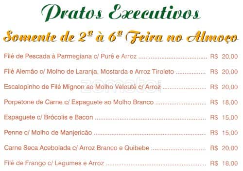 Magic Chicken cardápio