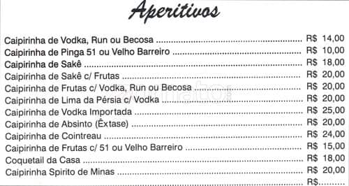 Magic Chicken cardápio