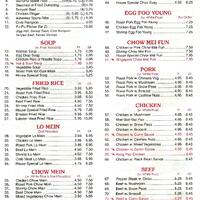 Bobo Garden Chinese Restaurant Menu