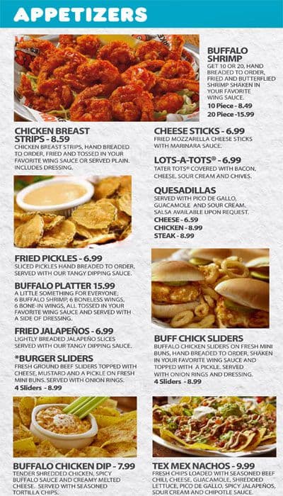 Hooters Menu, Menu For Hooters, West Monroe, Monroe - Urbanspoon/Zomato