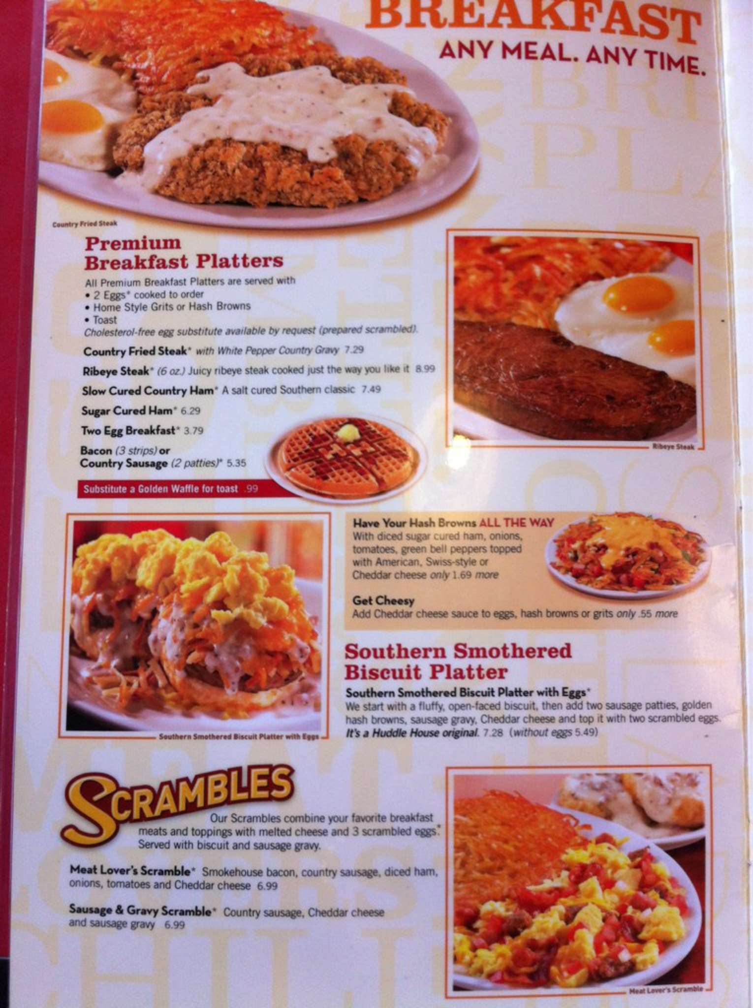 Menu At Huddle House Restaurant Abingdon
