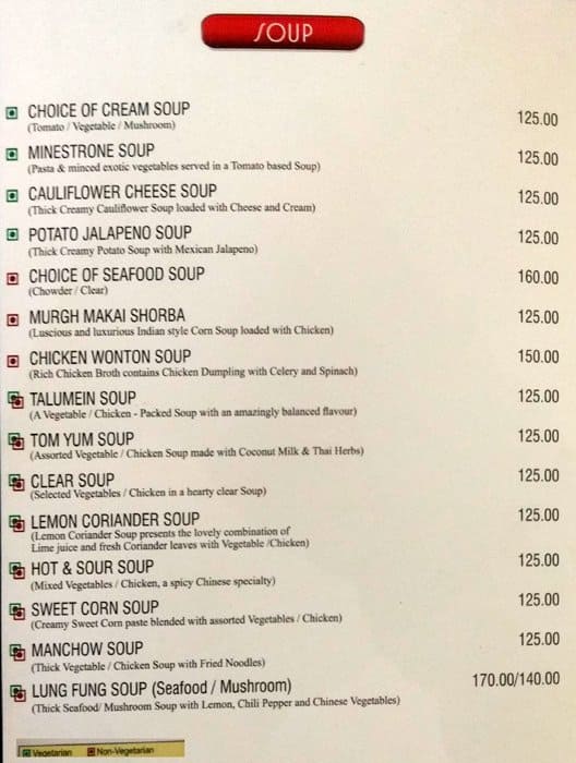 Olive menu