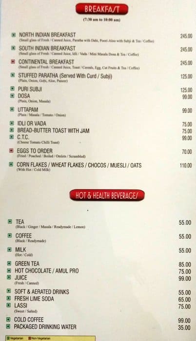 Olive menu