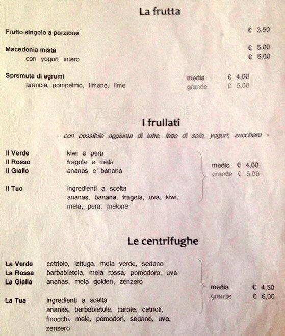 29 Chez Nous меню