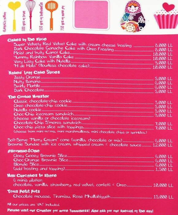 Cocoa & Co. Menu, Menu for Cocoa & Co., Broumanna, Metn Zomato Lebanon