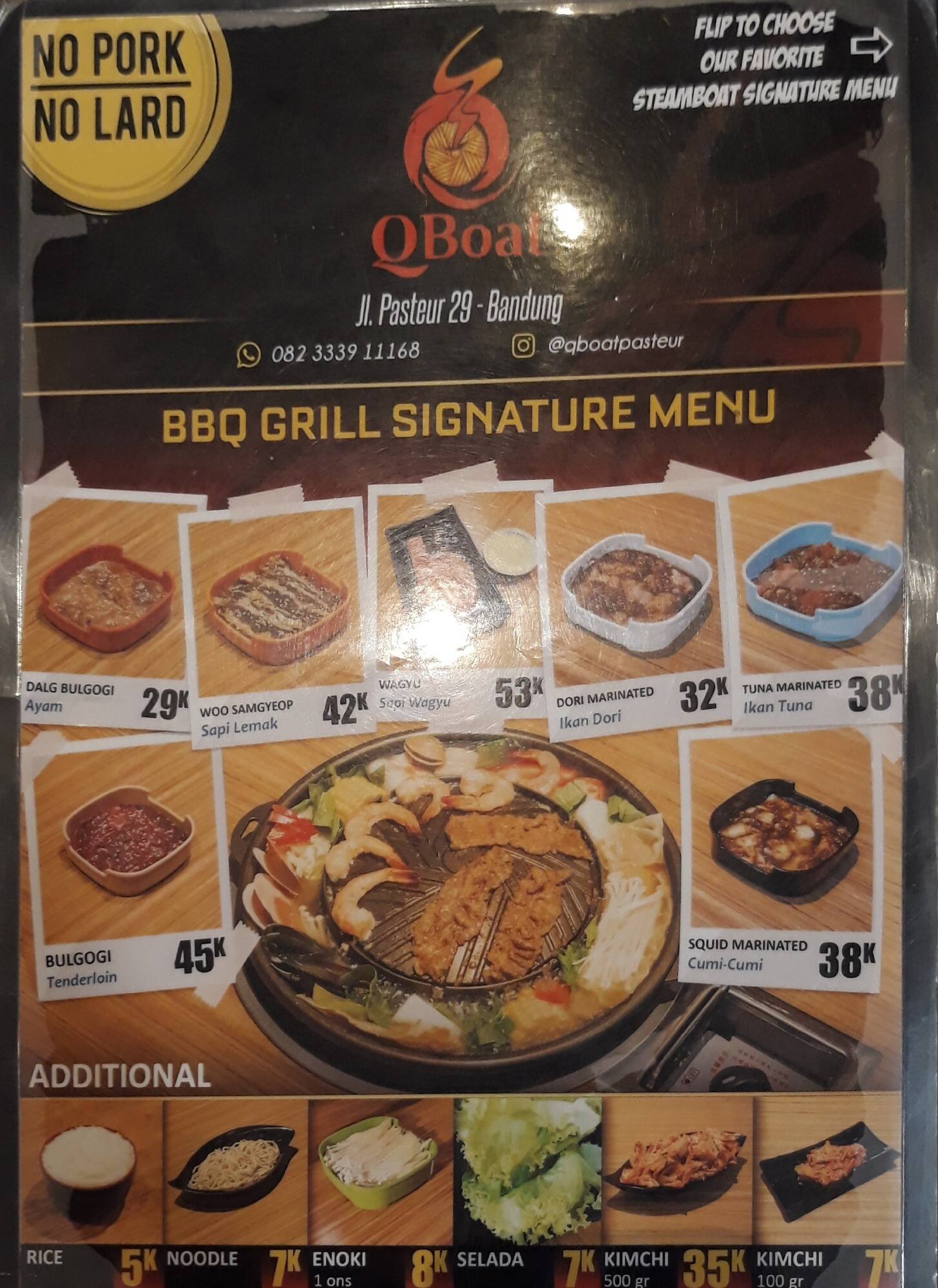 QBoat Menu, Menu For QBoat, Pasirkaliki, Bandung - Zomato 