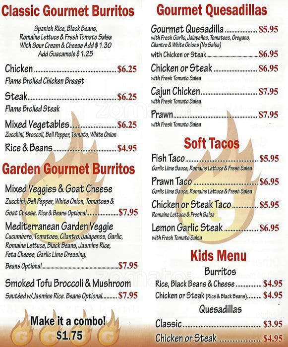 Gourmet Degree Grill Menu, Menu for Gourmet Degree Grill, Union City
