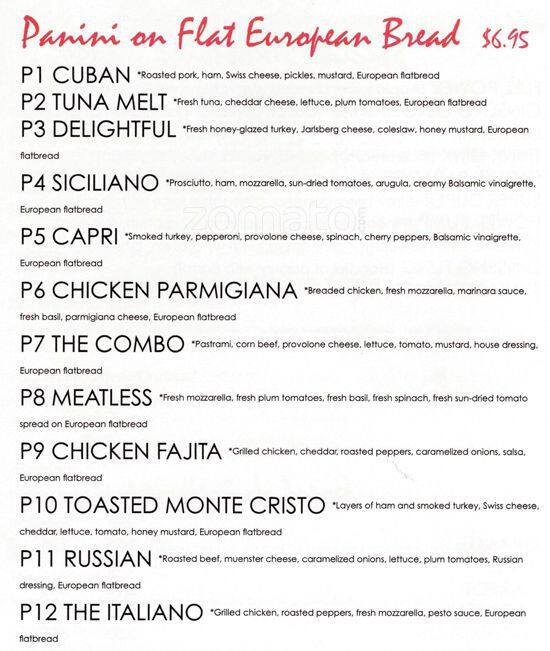 Cafe R меню