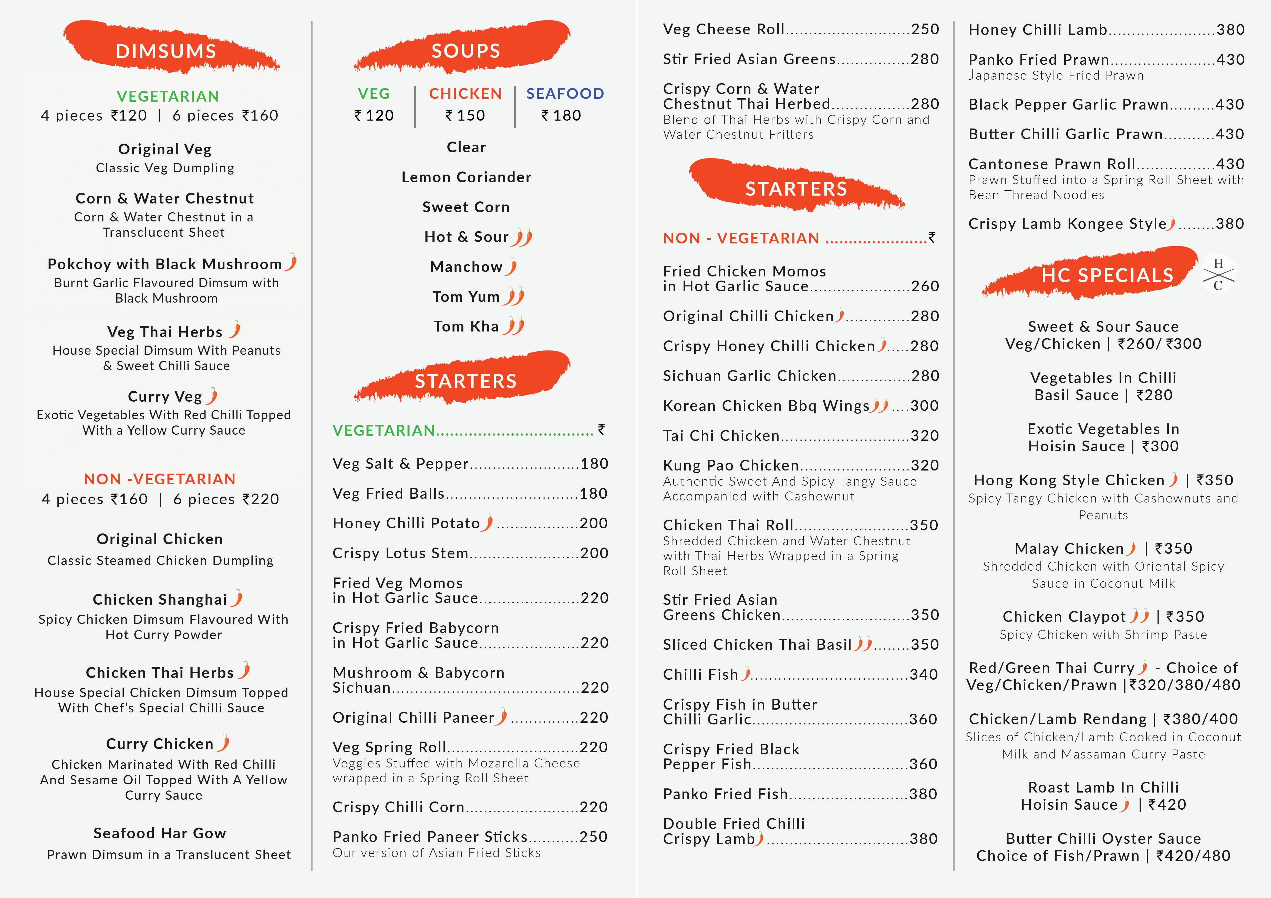 Holy Chopsticks a Varanasi Foto del Menu con Prezzi Zomato