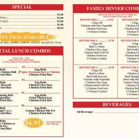 East Lowestoft restaurant menu Oriental Kitchen Restaurant Lowestoft Menu