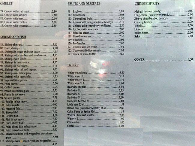 Menu di Pirandello 