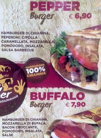 Menu di Piadina Più 