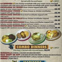 Senor Jalapeno Mexican Restaurant Mesquite Urbanspoon Scanned Menu For Senor Jalapeno Mexican Restaurant