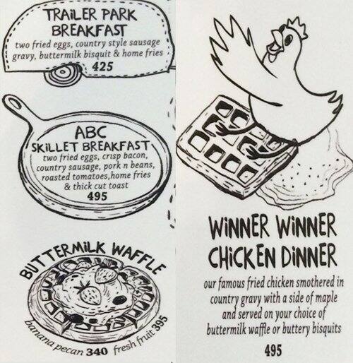 Menu at Abaca Baking Company restaurant, Cebu City, Crossroads