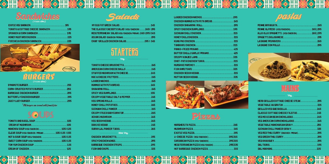 Roma's Café Diner Menu Zomato