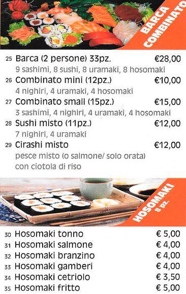 Menu di Udo 