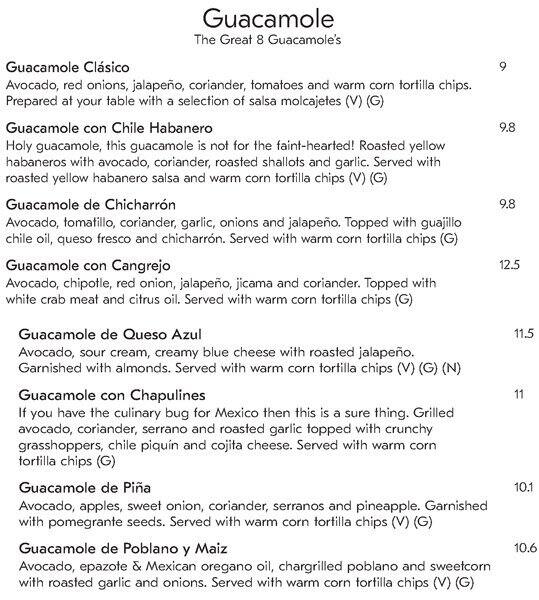 Cantina Laredo Menu, Menu for Cantina Laredo, Covent Garden, London Zomato UK