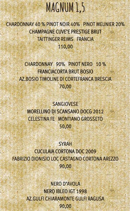 Al Fresco Menu Menu For Al Fresco Navigli Milano