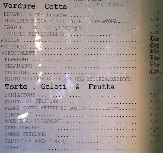Menu di Scaccomatto 