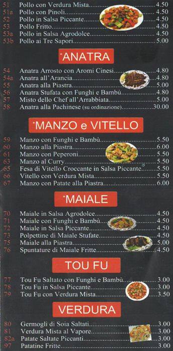 Menu di Boccea China 