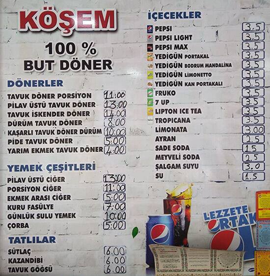 Kosem Doner Celiktepe Istanbul