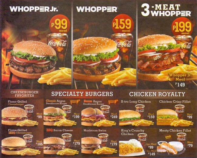 Burger King Breakfast Menu Prices Philippines 2020 - Pictures Of Burger ...