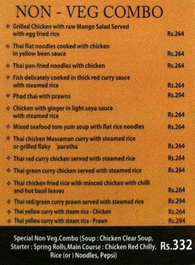 Menu at Grand Thai, Chennai, 3rd Floor Whites Road Express Avenue