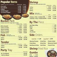 Famous Louisiana Fried Chicken Menu Famous Louisiana Fried Chicken Menu