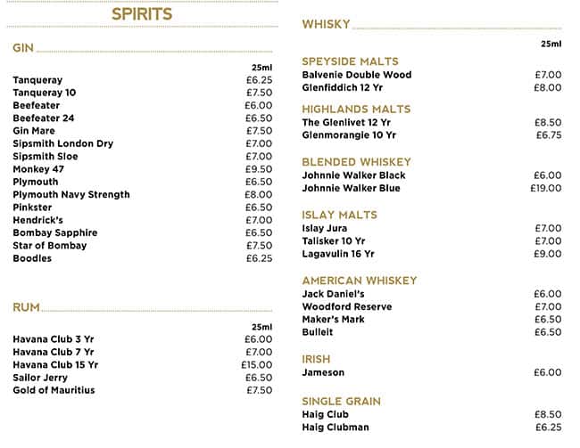 Menu at Marco Pierre White Steakhouse Bar & Grill Birmingham, Birmingham