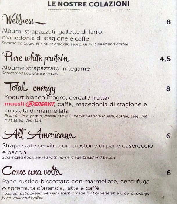 Menu di Moyé 