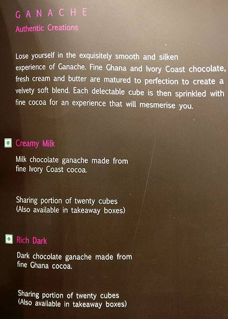 Fabelle menu