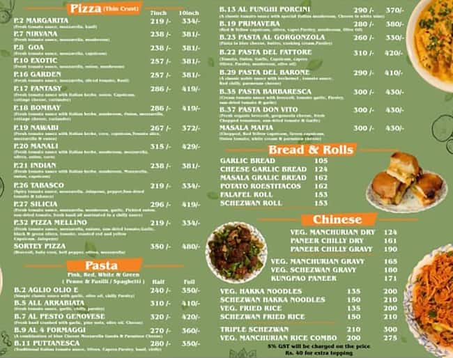 Menu of Spice House, Bandra Kurla Complex, Mumbai